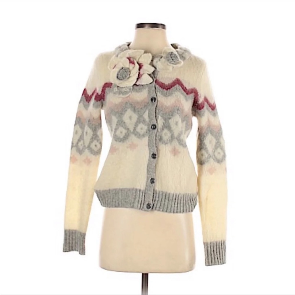 Anthripologie Sleeping on Snow Sweater